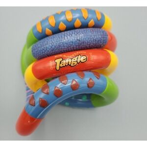 Tangle Richard X Zawitz Multicolor Organic Textures Art Fidget Toy XL 18" Rare